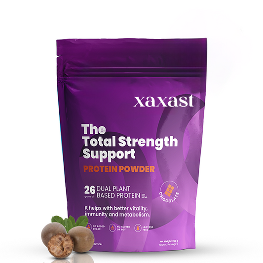 The Total Strength Support Chocolate Protein Powder with Monkfruit (250gms)